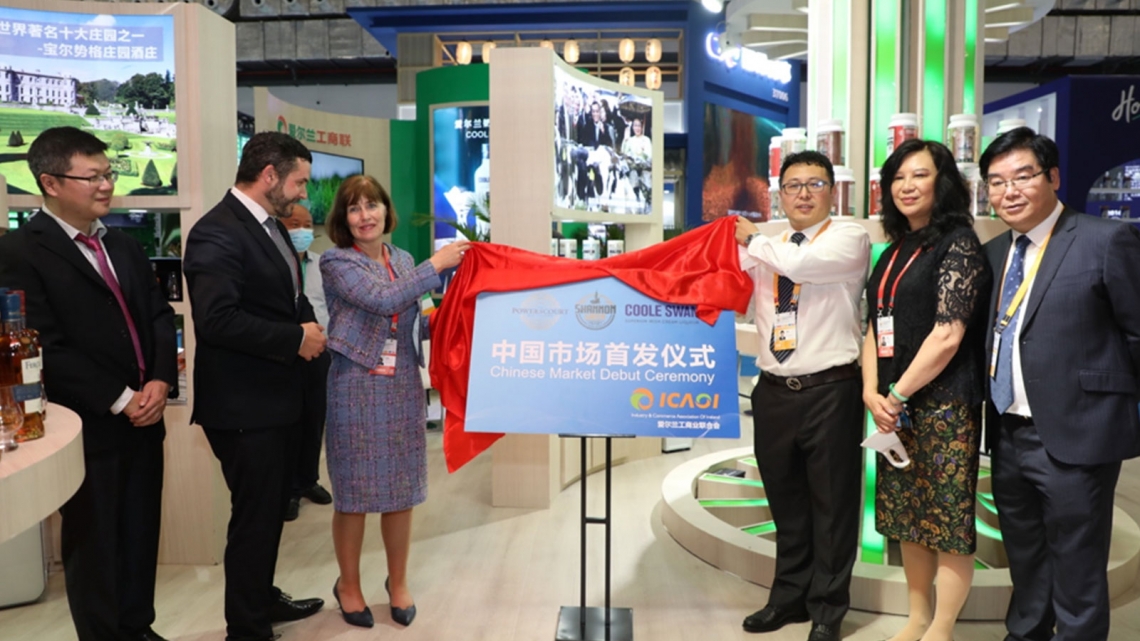 Irish products at the first China International Consumer Product Expo (CICPE)